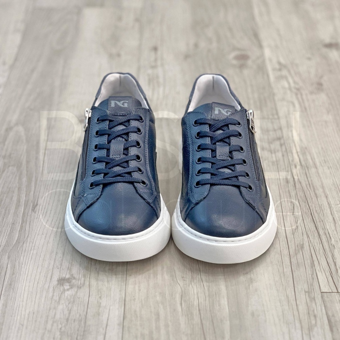 Sneaker in Pelle zip