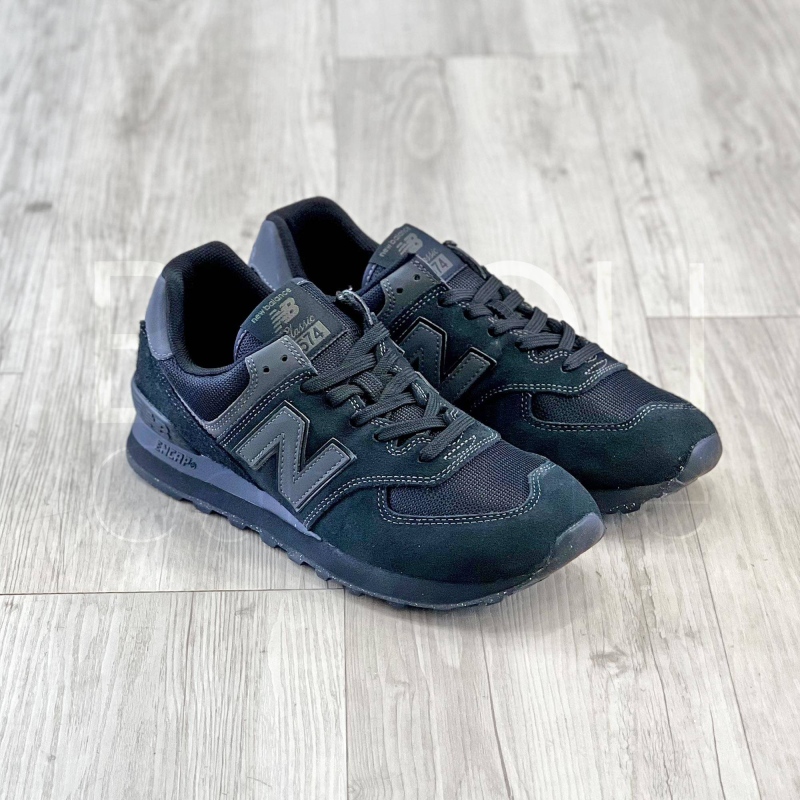 574 Suede Classic Black