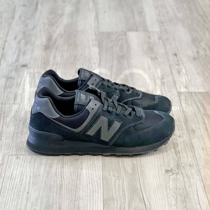 574 Suede Classic Black