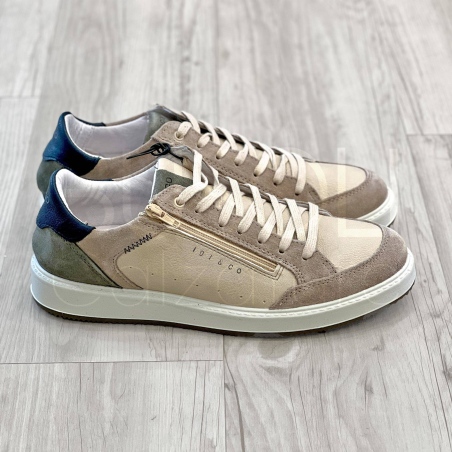 Sneaker Beige con Zip