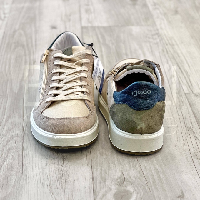 Sneaker Beige con Zip
