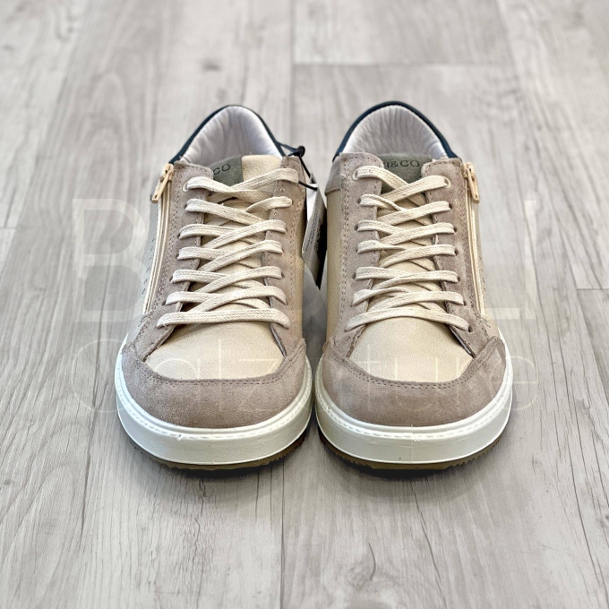 Sneaker Beige con Zip
