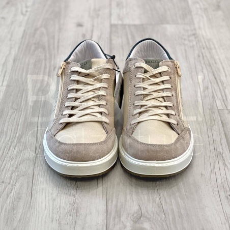 Sneaker Beige con Zip