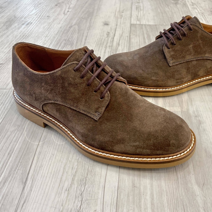 Allacciata Testa di moro Suede