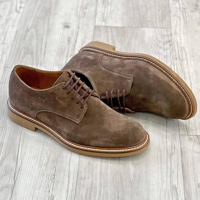 Allacciata Testa di moro Suede