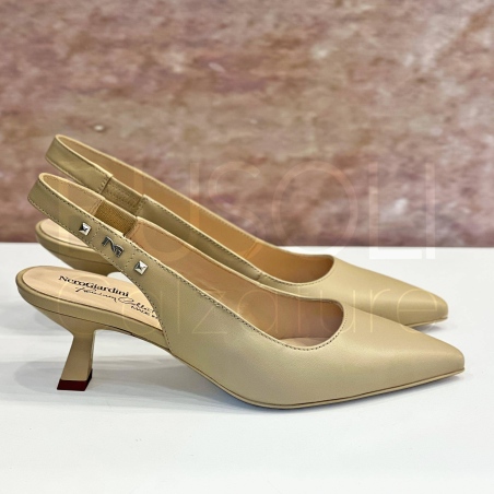 Slingback in Pelle