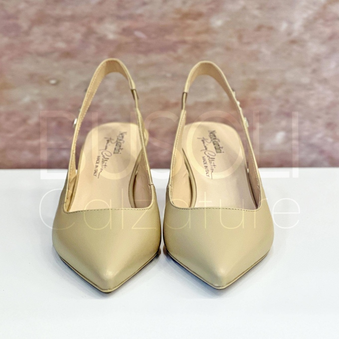 Slingback in Pelle