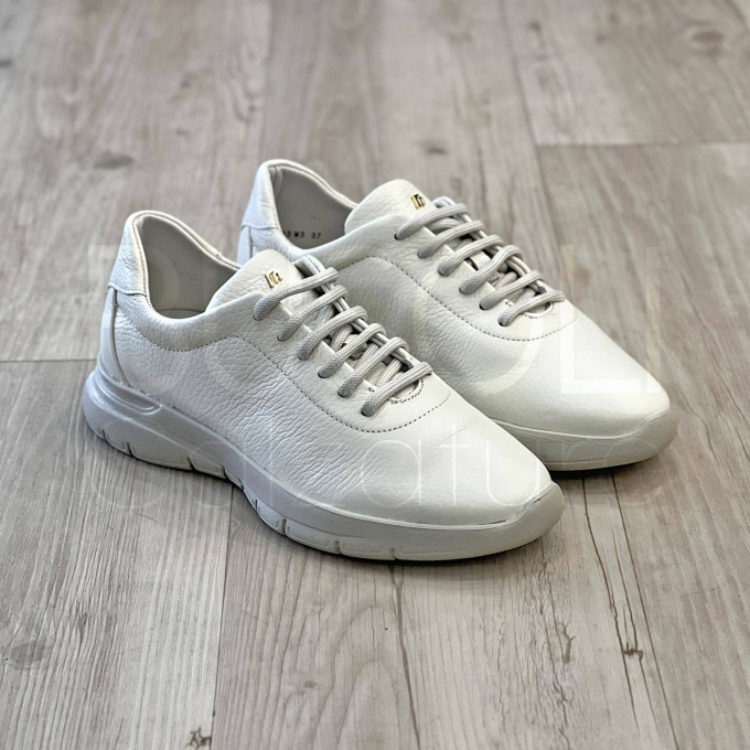 Sneaker Pelle Bianca