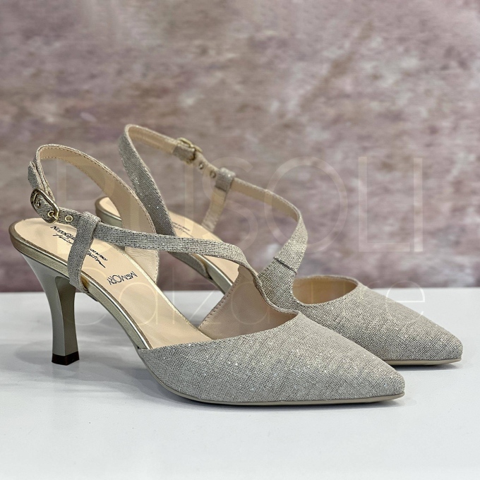 Decolletè Lino Lurex