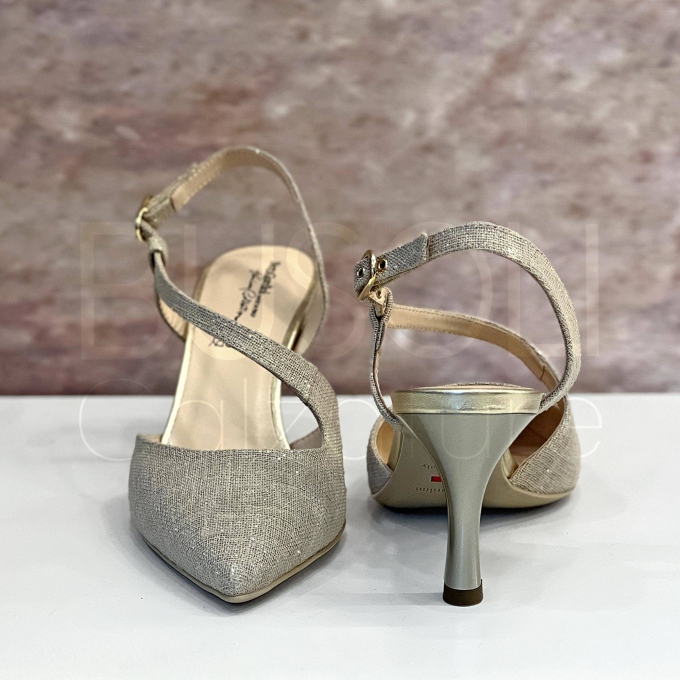 Decolletè Lino Lurex