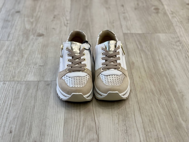 Sneaker Casual Traforata con Zip