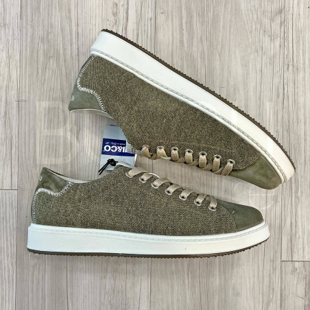 Sneaker Tela e Camoscio