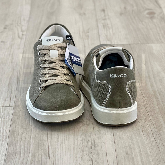 Sneaker Tela e Camoscio