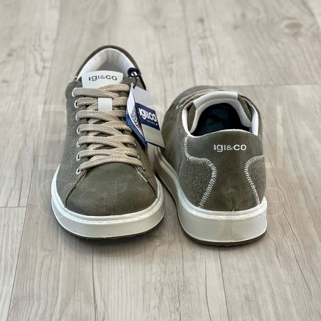 Sneaker Tela e Camoscio