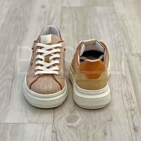 Sneaker in Rafia dettaglio Crosta