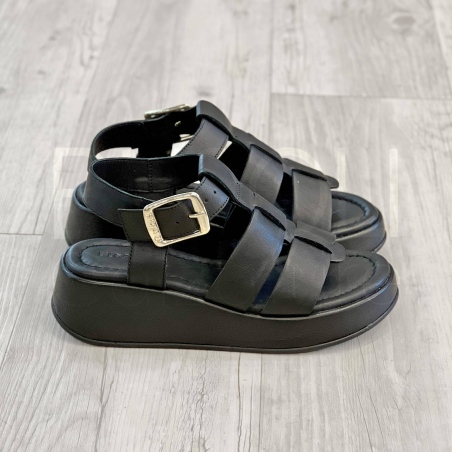 Sandalo Zeppa Nero