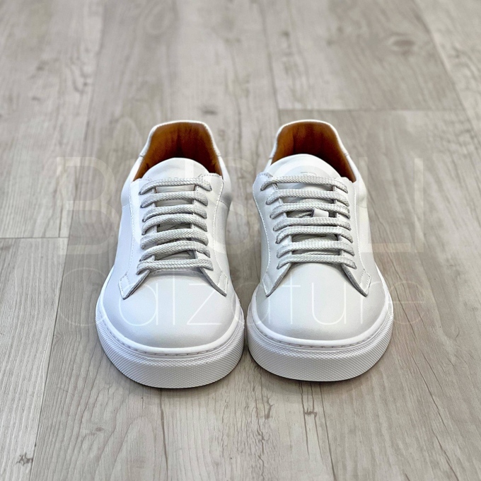 Sneaker bianca Pelle
