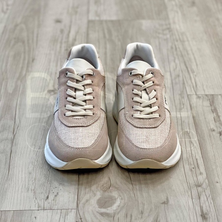 Sneaker in Camoscio e Lurex