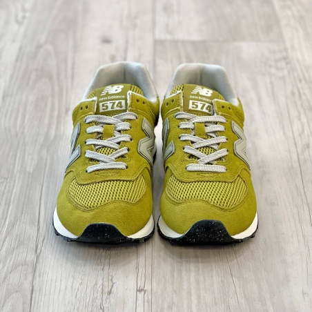 574 Suede/mesh Lime