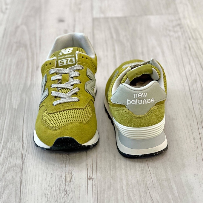 574 Suede/mesh Lime