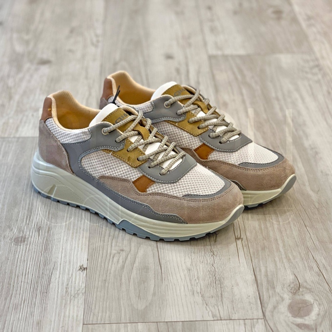 Sneaker Multicolor scamosciata