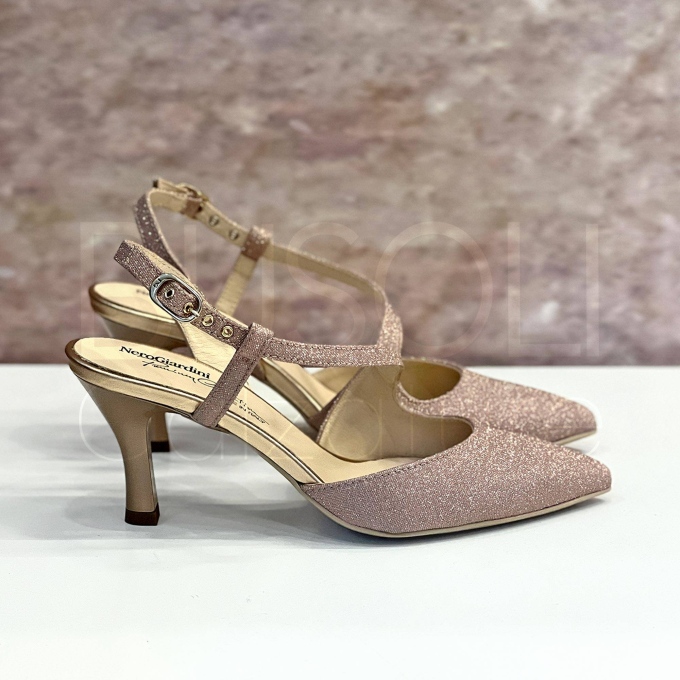 Slingback glitterata