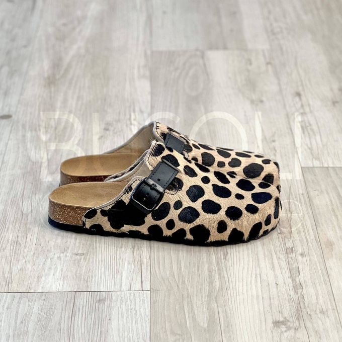 Ciabatta in Pelle animalier