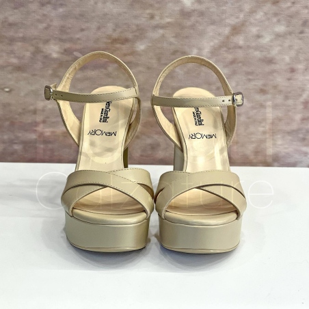 Sandalo Platform Beige