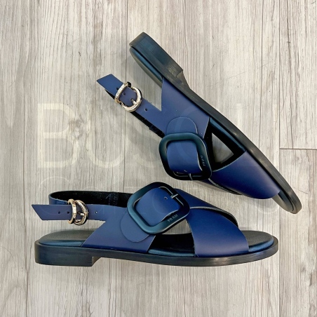 Sandalo  Incrocio Blu