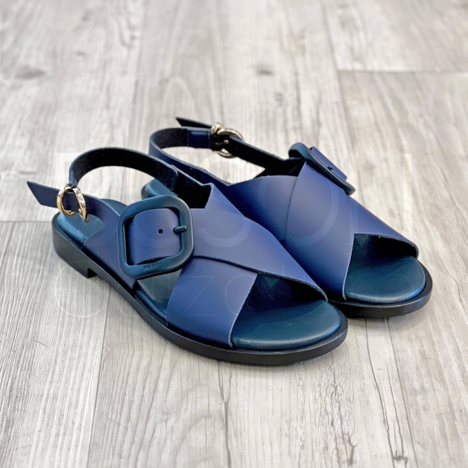 Sandalo  Incrocio Blu