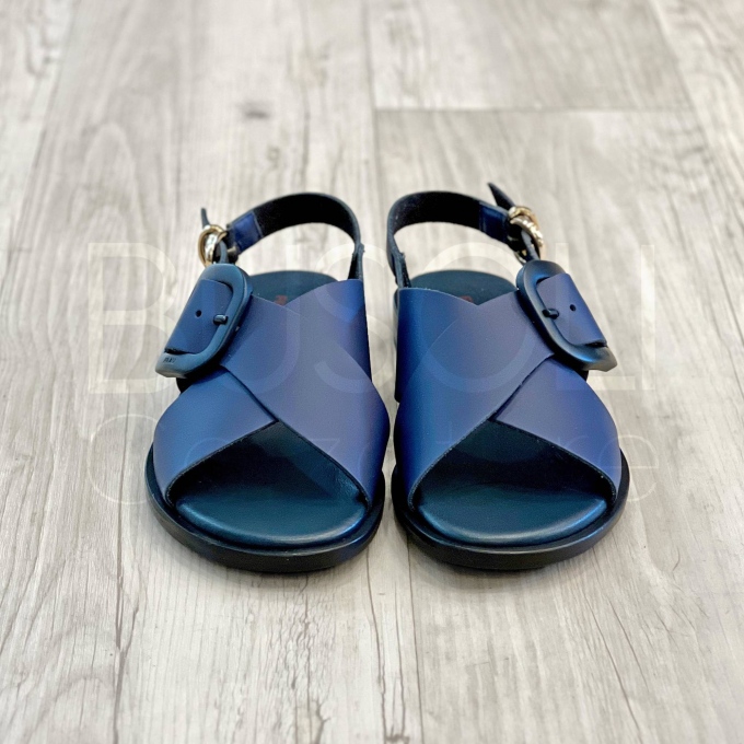 Sandalo  Incrocio Blu
