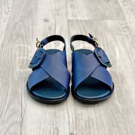 Sandalo  Incrocio Blu