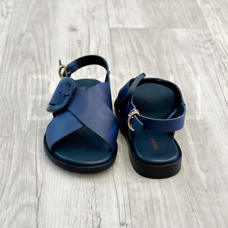 Sandalo  Incrocio Blu