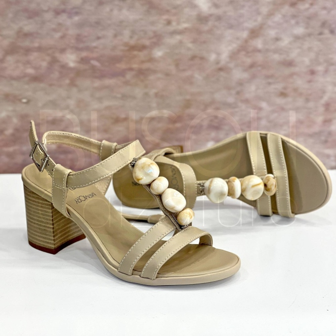 Sandalo perle Beige