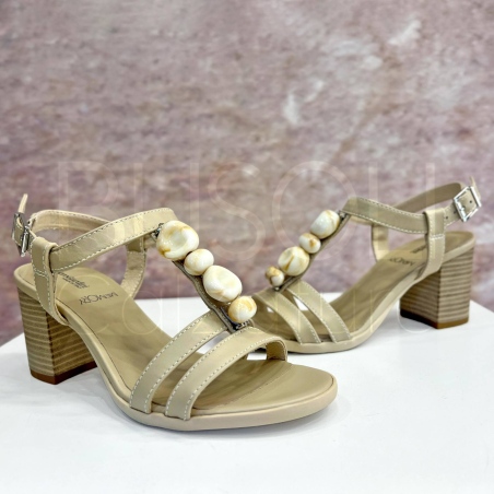 Sandalo perle Beige