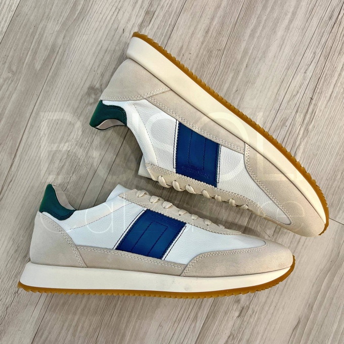 Sneaker in Pelle/ Suede dettagli Color