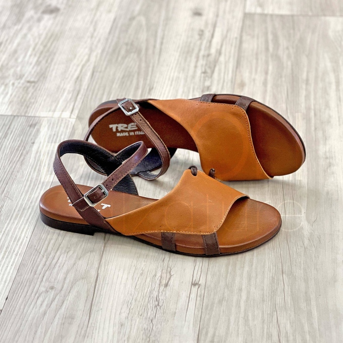 Sandalo fascia in Pelle