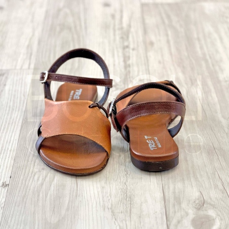 Sandalo fascia in Pelle