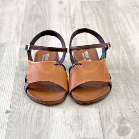 Sandalo fascia in Pelle