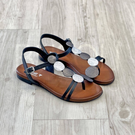 Sandalo infradito in Pelle cerchi