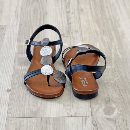 Sandalo infradito in Pelle cerchi