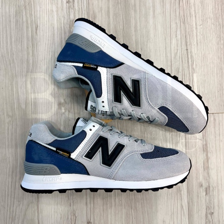 574 suede Grigio /Blu