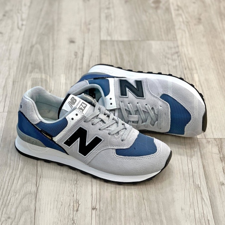 574 suede Grigio /Blu