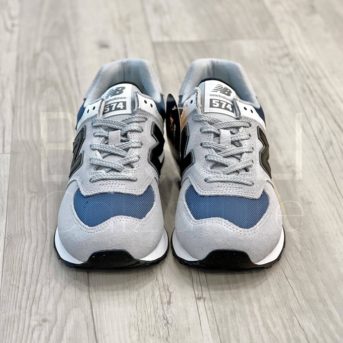 574 suede Grigio /Blu