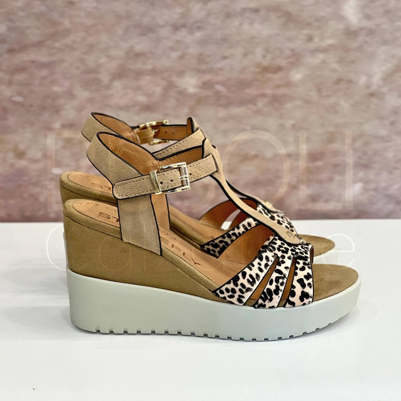 Sandalo Animalier Suede