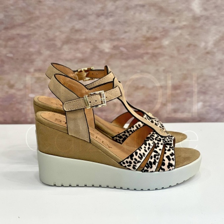 Sandalo Animalier Suede