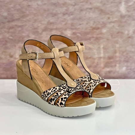 Sandalo Animalier Suede