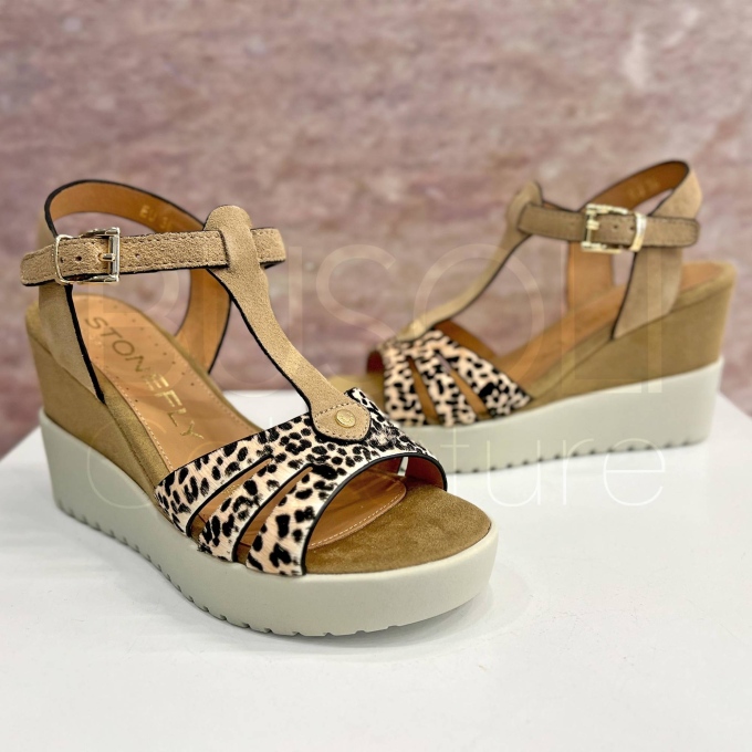 Sandalo Animalier Suede
