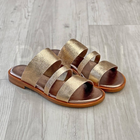 Ciabatta stripe Oro