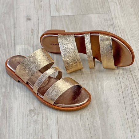 Ciabatta stripe Oro